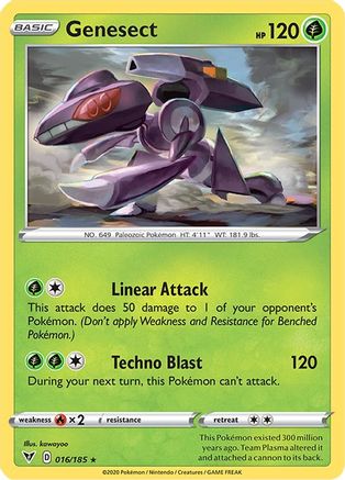 Genesect 16/185 - SWSH04 Vivid Voltage-1