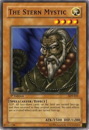 The Stern Mystic (SDY-033) - Starter Deck: Yugi 1st Edition-1