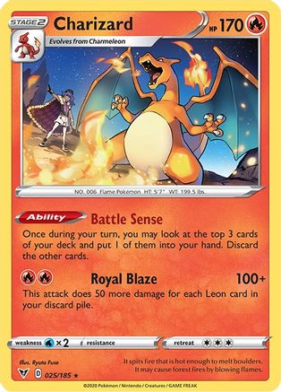 Charizard 25/185 - SWSH04 Vivid Voltage-1
