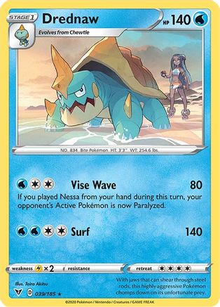 Drednaw 39/185 - SWSH04 Vivid Voltage-1