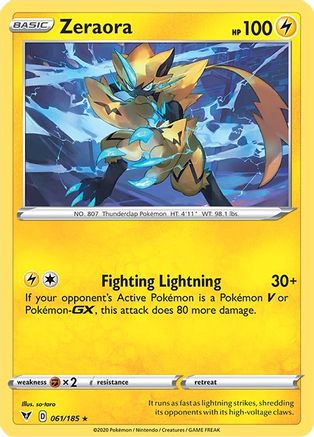 Zeraora 61/185 - SWSH04 Vivid Voltage Reverse Holofoil-1