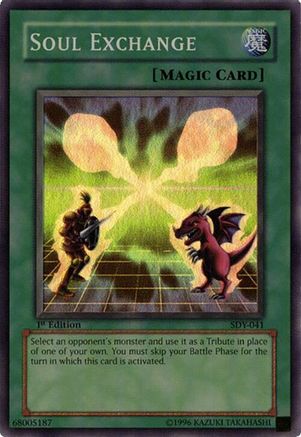 Soul Exchange (SDY-041) - Starter Deck: Yugi 1st Edition-1