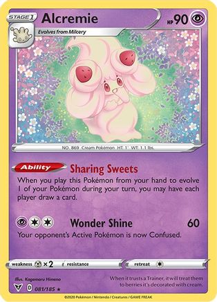 Alcremie 81/185 - SWSH04 Vivid Voltage Reverse Holofoil