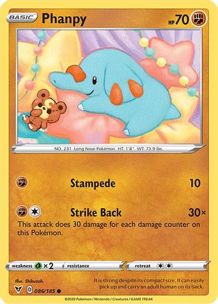 Phanpy 86/185 - SWSH04 Vivid Voltage-1