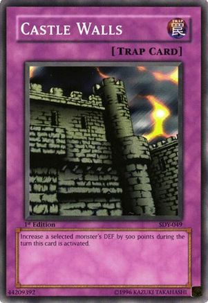 Castle Walls (SDY-049) - Starter Deck: Yugi 1st Edition-1