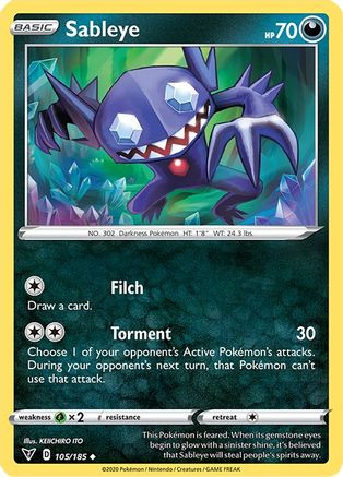 Sableye 105/185 - SWSH04 Vivid Voltage-1