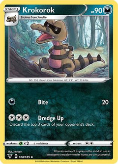 Krokorok 108/185 - SWSH04 Vivid Voltage Reverse Holofoil-1