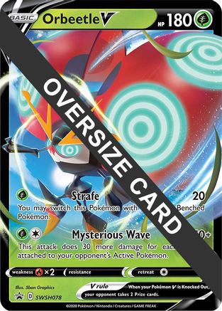 Orbeetle V - SWSH078 - Jumbo Cards Holofoil-1