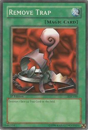 Remove Trap (SDK-048) - Starter Deck: Kaiba 1st Edition-1