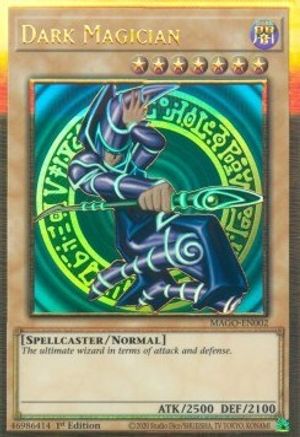 Dark Magician (MAGO-EN002) - Maximum Gold 1st Edition-1