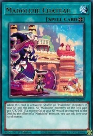 Madolche Chateau (MAGO-EN069) - Maximum Gold 1st Edition-1