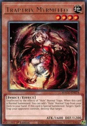 Traptrix Myrmeleo (MAGO-EN074) - Maximum Gold 1st Edition-1