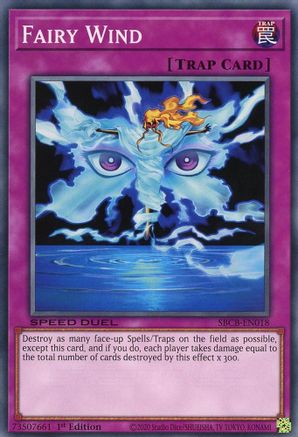 Fairy Wind (SBCB-EN018) - Speed Duel: Battle City Box 1st Edition-1