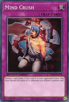 Mind Crush (SBCB-EN036) - Speed Duel: Battle City Box 1st Edition-1