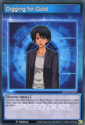 Digging for Gold (SBCB-ENS20) - Speed Duel: Battle City Box 1st Edition-1