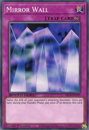 Mirror Wall (SBCB-EN193) - Speed Duel: Battle City Box 1st Edition-1