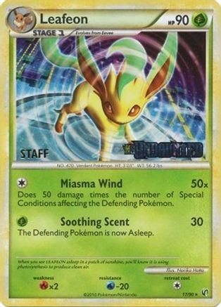 Leafeon - 17/90 (Prerelease) [Staff] - Nintendo Promos Holofoil-1