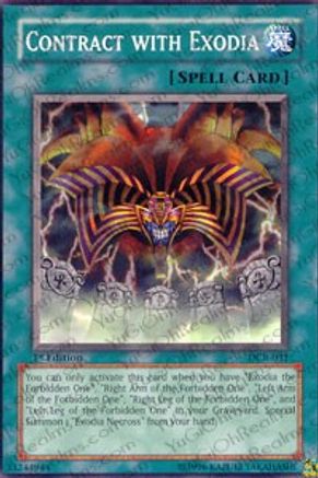 Contract with Exodia (DCR-031) - Dark Crisis 1st Edition-1