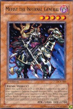 Mefist the Infernal General (DCR-066) - Dark Crisis 1st Edition-1