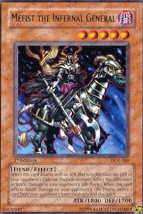 Mefist the Infernal General (DCR-066) - Dark Crisis 1st Edition-1