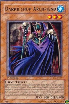 Darkbishop Archfiend (DCR-069) - Dark Crisis 1st Edition-1