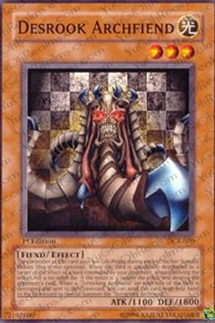 Desrook Archfiend (DCR-070) - Dark Crisis 1st Edition-1