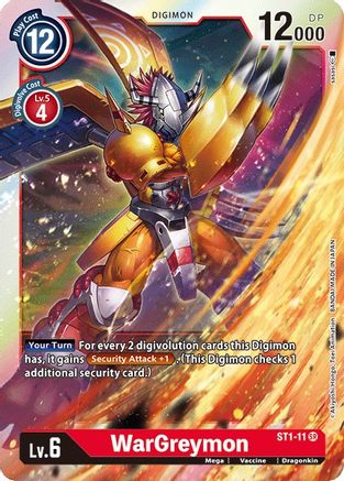 WarGreymon (ST1-11) - Starter Deck 01: Gaia Red Foil-1