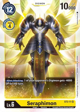 Seraphimon (ST3-11) - Starter Deck 03: Heaven's Yellow Foil-1