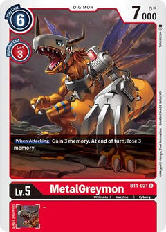 MetalGreymon - BT1-021 (BT1-021) - Release Special Booster 1.0-1