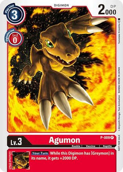 Agumon - P-009 (P-009) - Digimon Promotion Cards-1