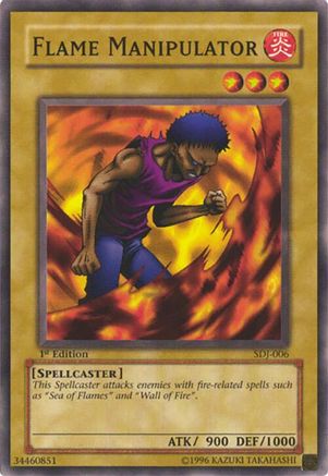 Flame Manipulator (SDJ-006) - Starter Deck: Joey 1st Edition-1