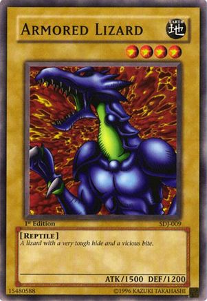 Armored Lizard (SDJ-009) - Starter Deck: Joey 1st Edition-1