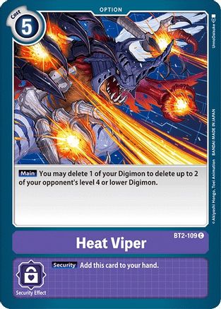 Heat Viper (BT2-109) - Release Special Booster 1.0-1