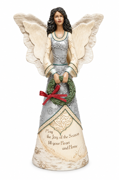 Christmas Angel with Wreath-3
