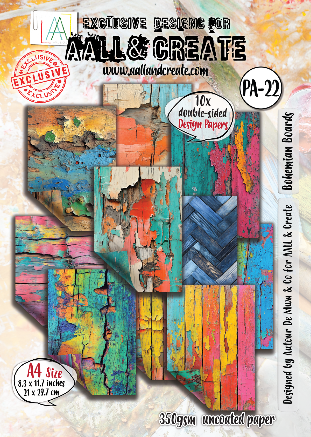 AALL and Create - A4 Design Paper - Bohemian Boards-1