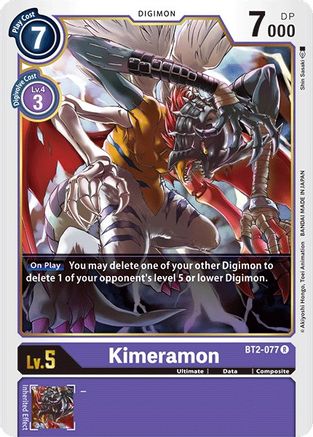 Kimeramon (BT2-077) - Release Special Booster 1.0-1
