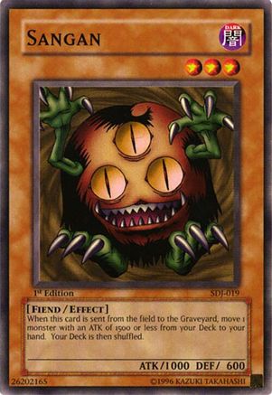 Sangan (SDJ-019) - Starter Deck: Joey 1st Edition-1