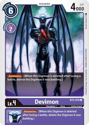 Devimon (BT2-074) - Release Special Booster 1.0-1