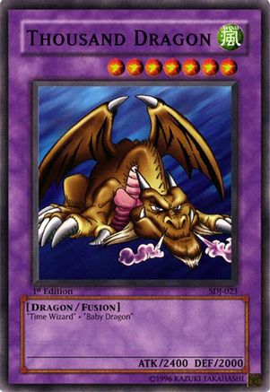 Thousand Dragon (SDJ-023) - Starter Deck: Joey 1st Edition-1