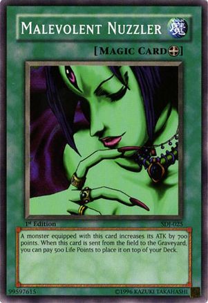Malevolent Nuzzler (SDJ-025) - Starter Deck: Joey 1st Edition-1