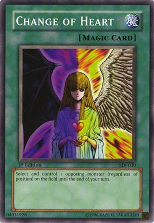 Change of Heart (SDJ-030) - Starter Deck: Joey 1st Edition-1