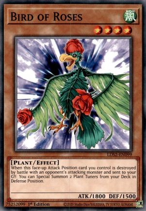 Bird of Roses (LDS2-EN099) - Legendary Duelists: Season 2 1st Edition