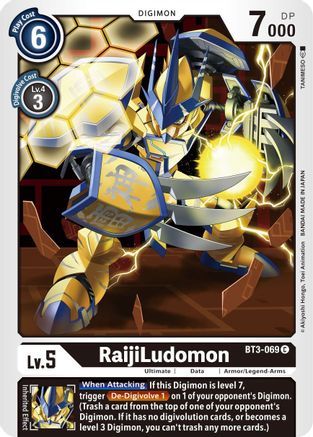 RaijiLudomon (BT3-069) - Release Special Booster 1.5-1