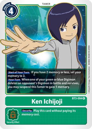 Ken Ichijoji (BT3-094) - Release Special Booster 1.5-1