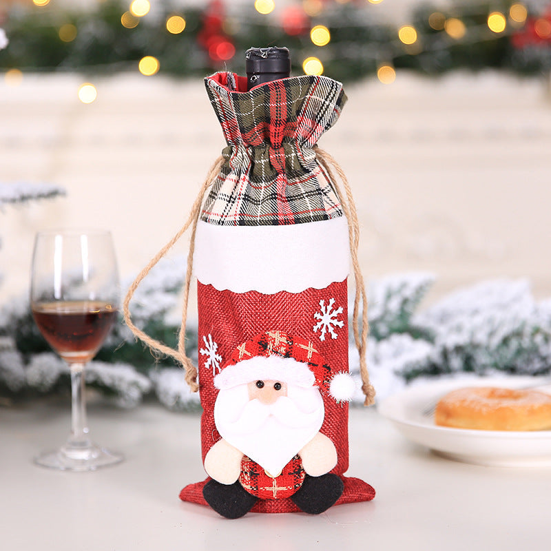Christmas Decorations Christmas Wine Bottle Socks-45