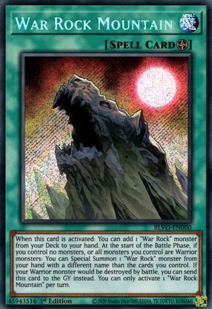 War Rock Mountain (BLVO-EN000) - Blazing Vortex 1st Edition-1