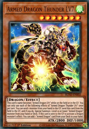 Armed Dragon Thunder LV7 (BLVO-EN002) - Blazing Vortex 1st Edition-1