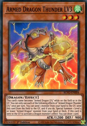 Armed Dragon Thunder LV3 (BLVO-EN004) - Blazing Vortex 1st Edition-1