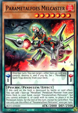 Parametalfoes Melcaster (BLVO-EN020) - Blazing Vortex 1st Edition-1