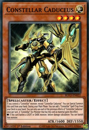 Constellar Caduceus (BLVO-EN022) - Blazing Vortex 1st Edition-1